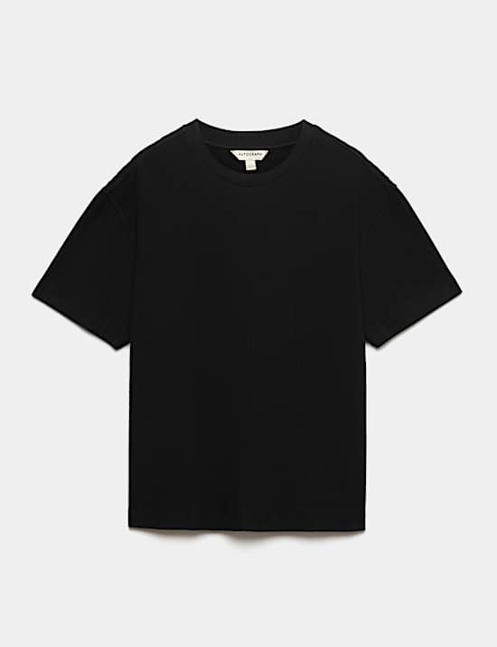 Cotton Rich Oversized Ottoman T-Shirt
