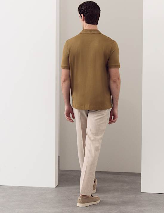 Regular Fit Pure Cotton Short Sleeve Shirt