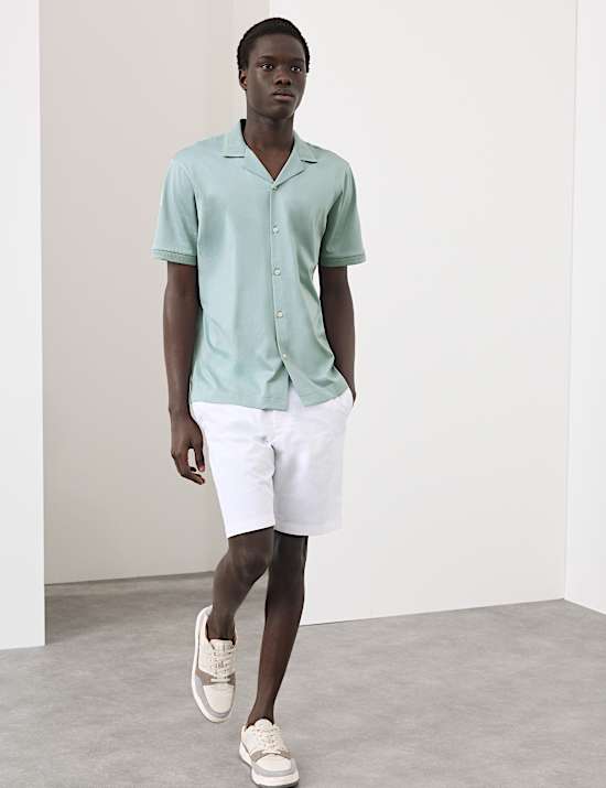 Regular Fit Pure Cotton Short Sleeve Shirt