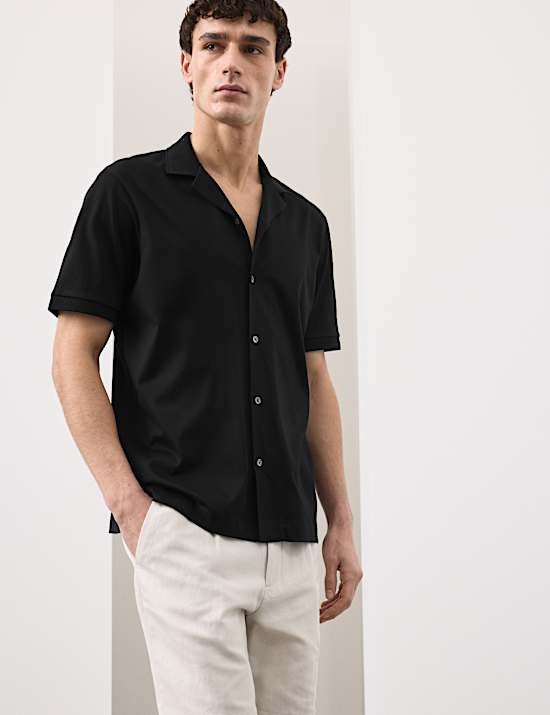 Regular Fit Pure Cotton Short Sleeve Shirt