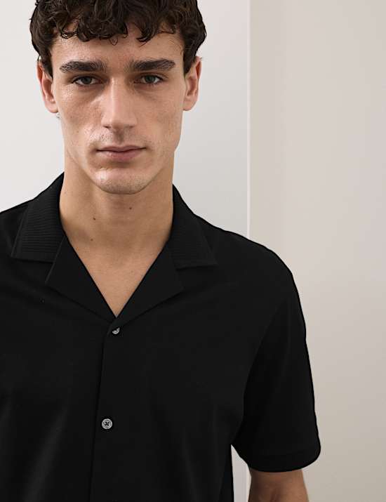 Regular Fit Pure Cotton Short Sleeve Shirt