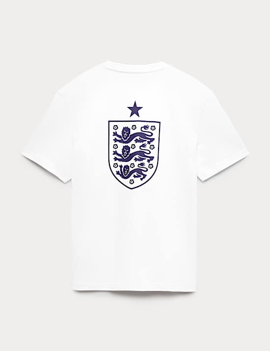 Pure Cotton Crew Neck Graphic T-Shirt