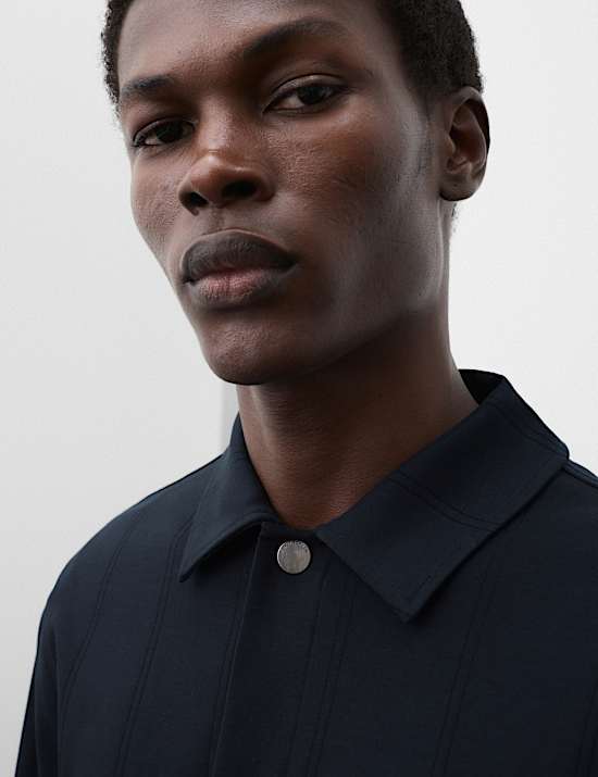 Surchemise 100 % coton maille saut&eacute;e