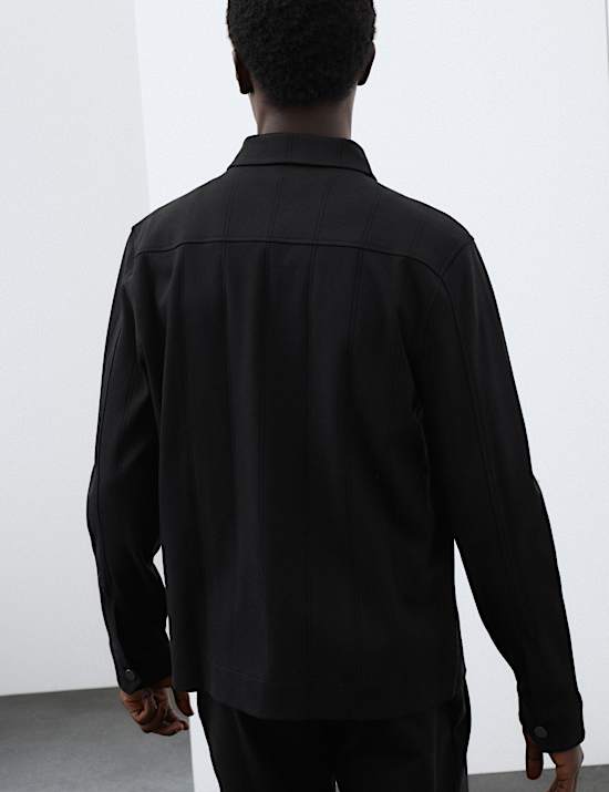 Pure Cotton Drop Needle Overshirt