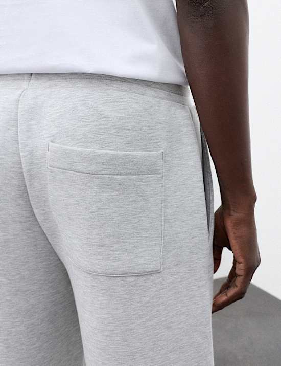 Pantalon de jogging coupe barrel en scuba