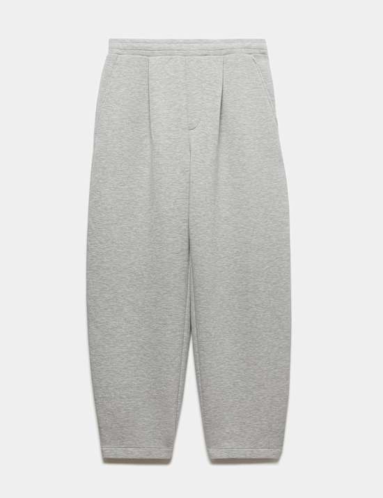 Pantalon de jogging coupe barrel en scuba