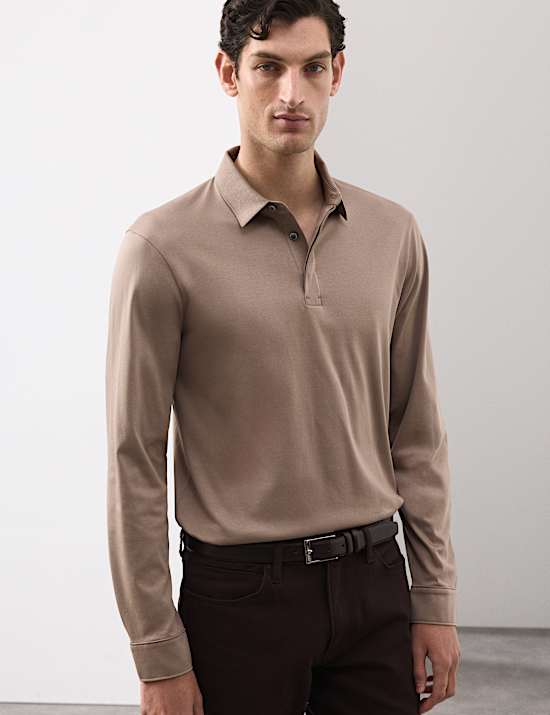 Poloshirt van puur Supima®-katoen