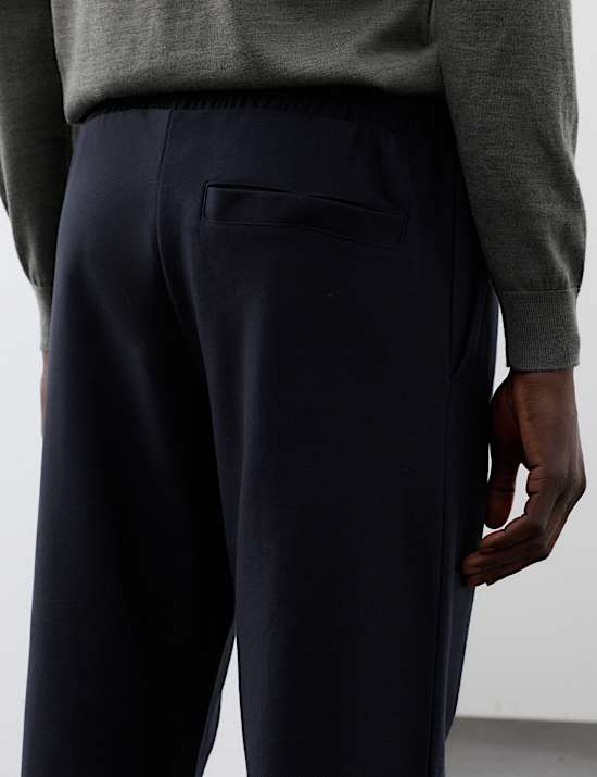 Pure Cotton Twill Single Pleat Trousers