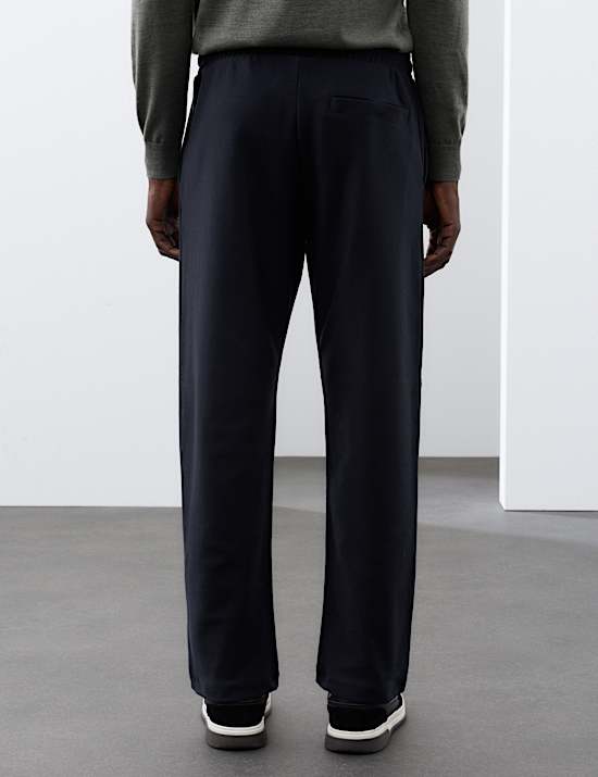Pure Cotton Twill Single Pleat Trousers
