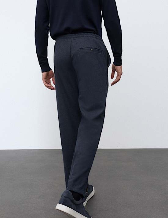 Elasticated Waist Joggers with Wool