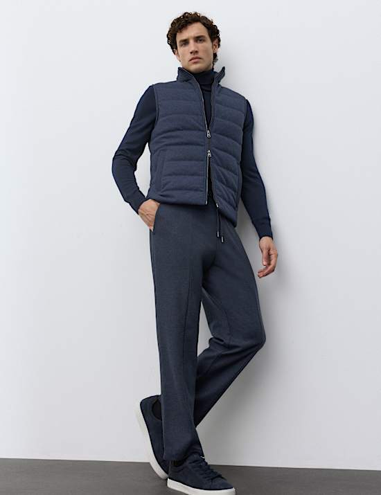 Elasticated Waist Joggers with Wool