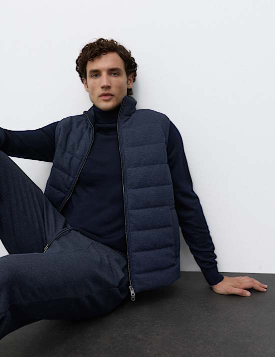 Elasticated Waist Joggers with Wool