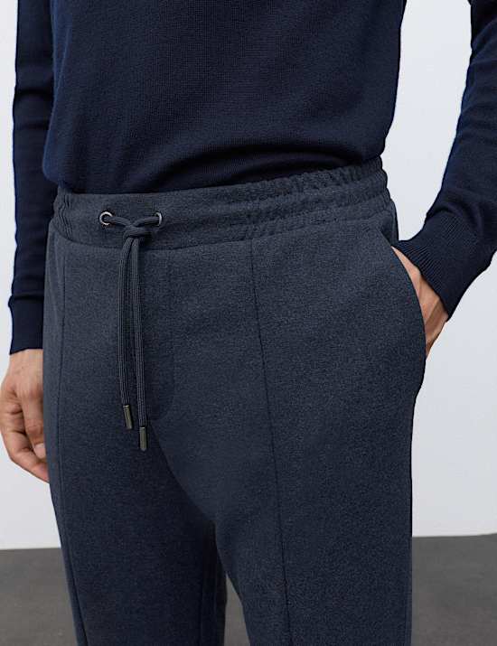 Elasticated Waist Joggers with Wool