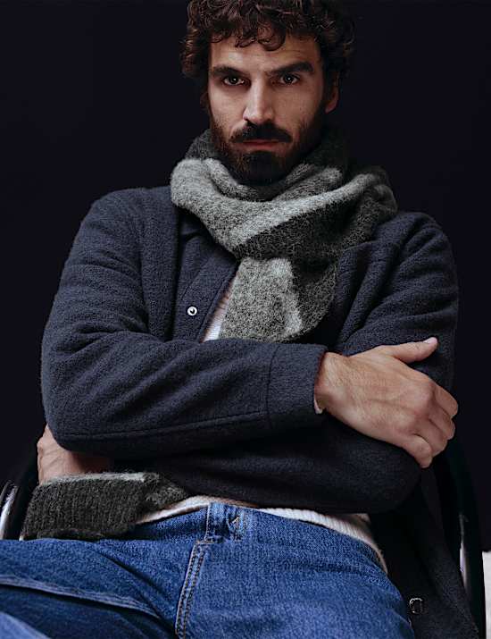 Wool Blend 3 Pocket Fleece Jacket