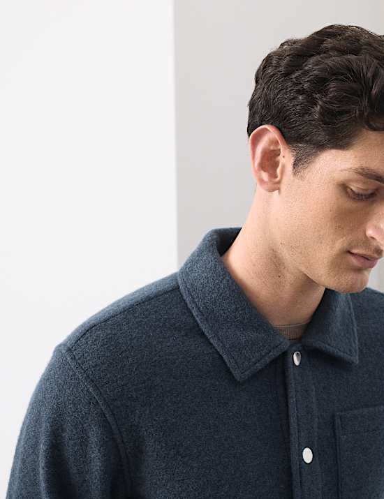 Polarowa bluza mieszanki wełny z 3 kieszeniami