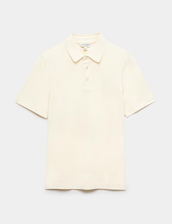 Cotton Rich Textured Polo Shirt