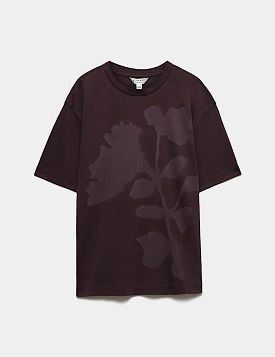 Oversized Pure Cotton Graphic T-Shirt