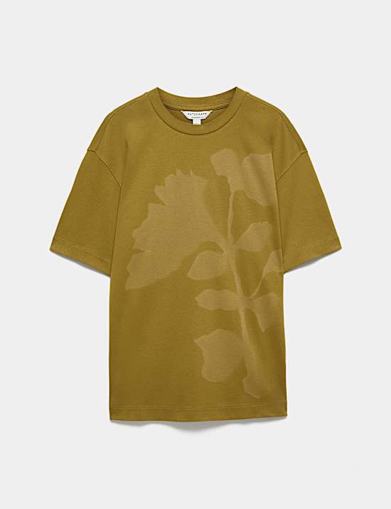 Oversized Pure Cotton Graphic T-Shirt