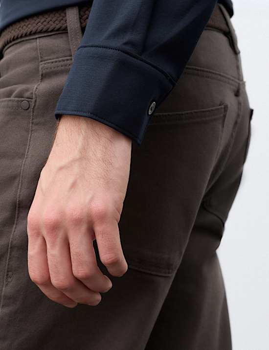 Polo 100 % coton Supima &agrave; manches longues