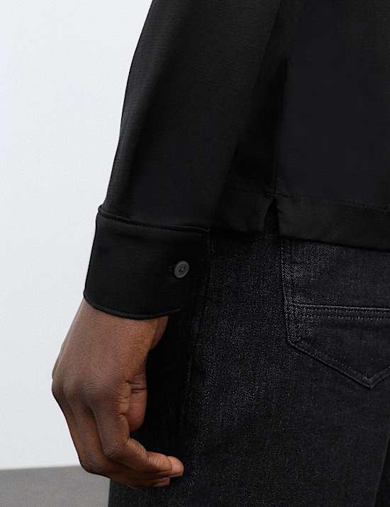Pure Supima Cotton Long Sleeve Polo Shirt