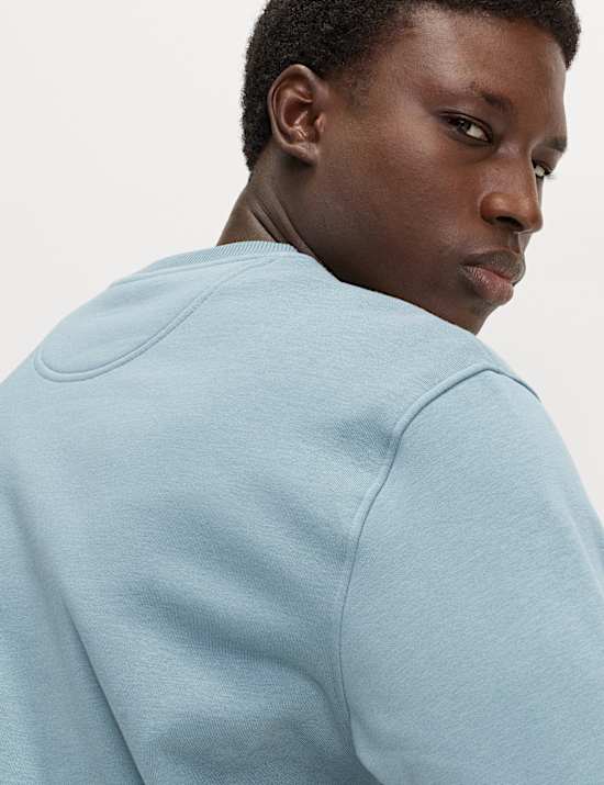 Cotton Rich Embroidered Sweatshirt