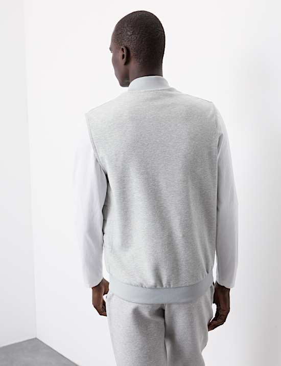 Rompi Lapisan Rajut dengan Ritsleting Bahan Katun Murni dengan Stormwear&trade;