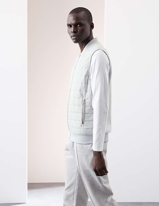 Rompi Lapisan Rajut dengan Ritsleting Bahan Katun Murni dengan Stormwear&trade;