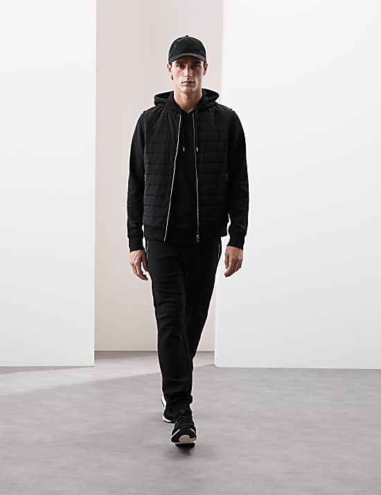 Cotton Rich Zip Up Quilted Gilet with Stormwear&trade;