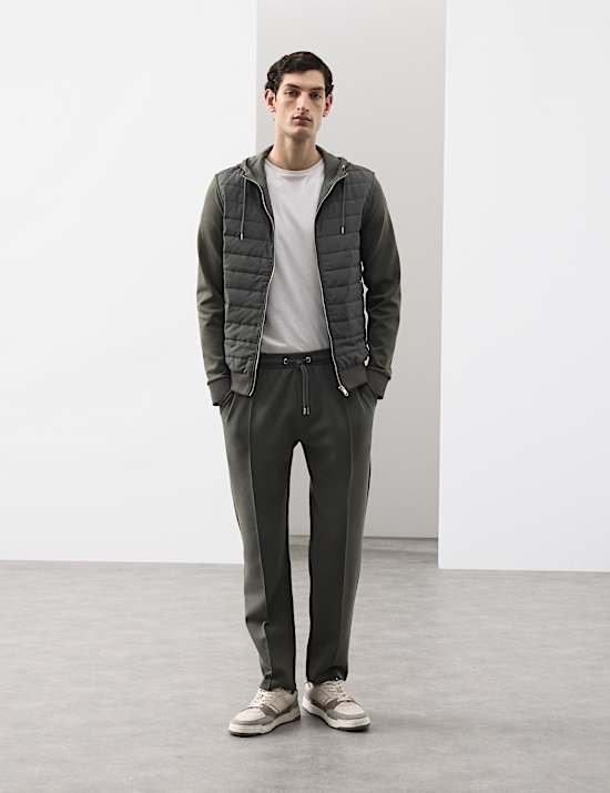 Chaqueta con capucha y cremallera de algod&oacute;n con Stormwear&trade;