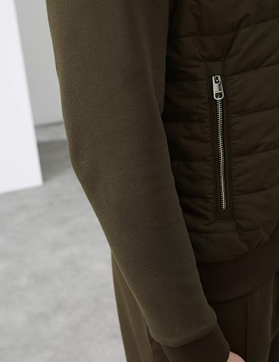 Regenjacke mit Baumwolle, Kapuze und Stormwear™