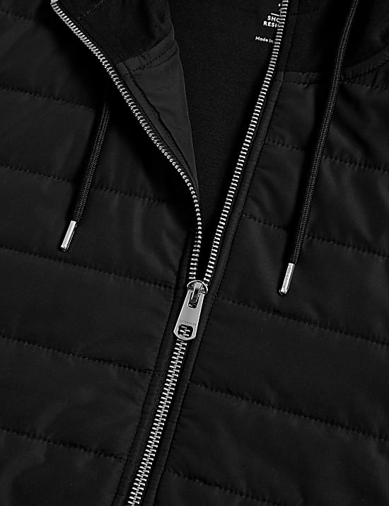 Regenjacke mit Baumwolle, Kapuze und Stormwear™