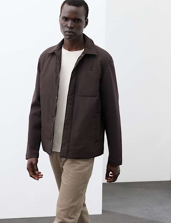 Regular Fit Cotton Rich Hybrid Jacket