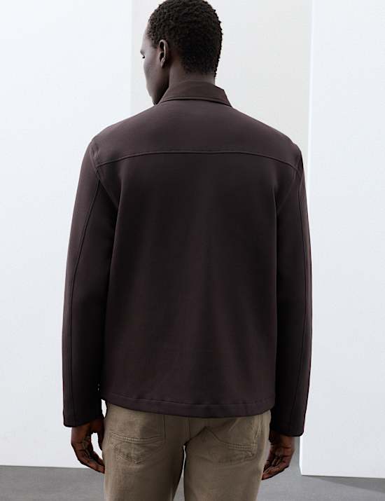 Regular Fit Cotton Rich Hybrid Jacket