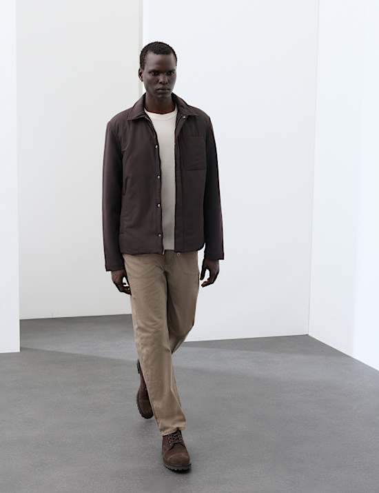 Regular Fit Cotton Rich Hybrid Jacket