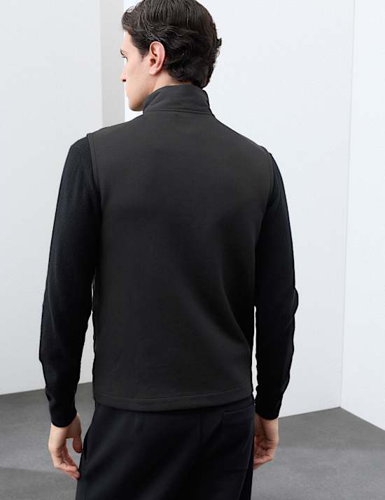 Regular Fit Cotton Rich Hybrid Gilet