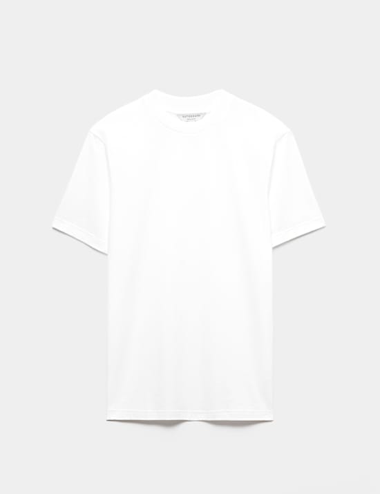 Pure Supima Cotton High Neck T-Shirt