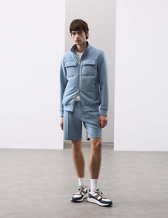 Cotton Rich Zip Up Pocket Jacket