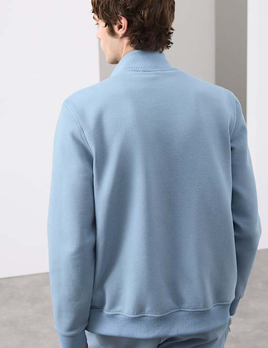 Cotton Rich Zip Up Pocket Jacket