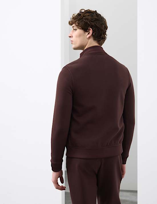 Chaqueta de algodón con bolsillo y cremallera