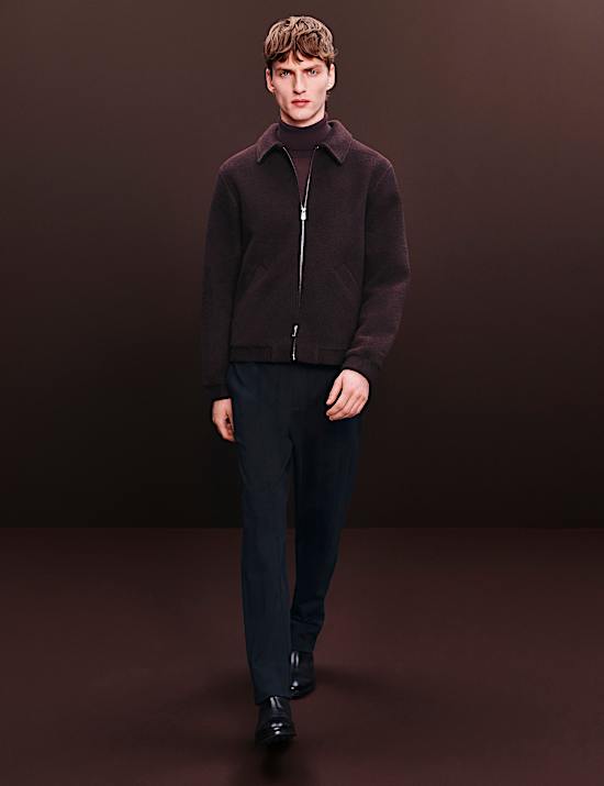 Drop Needle Pure Cotton Straight Leg Joggers