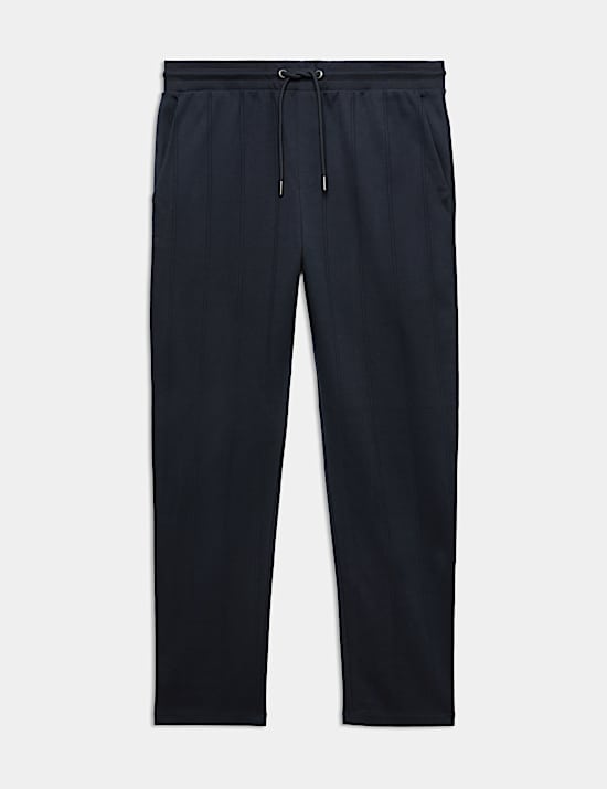Drop Needle Pure Cotton Straight Leg Joggers