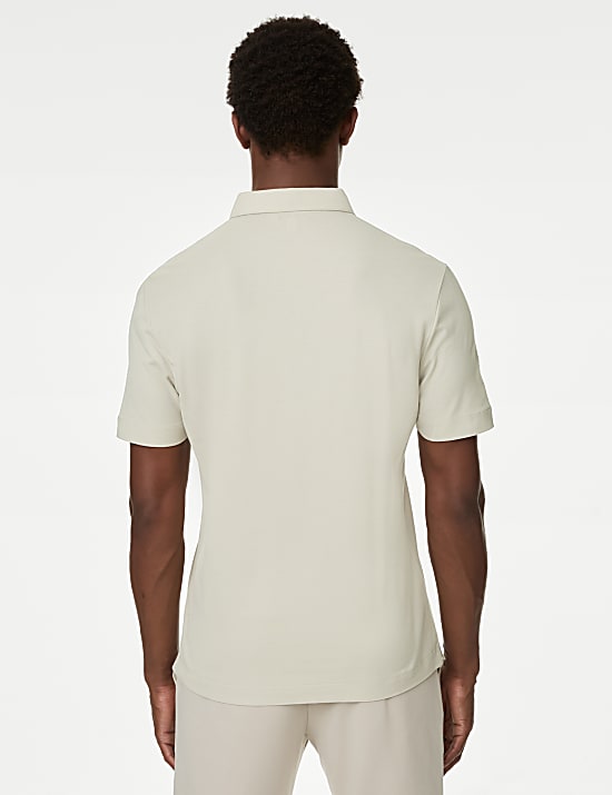 Pure Cotton Micro Pique Polo shirt