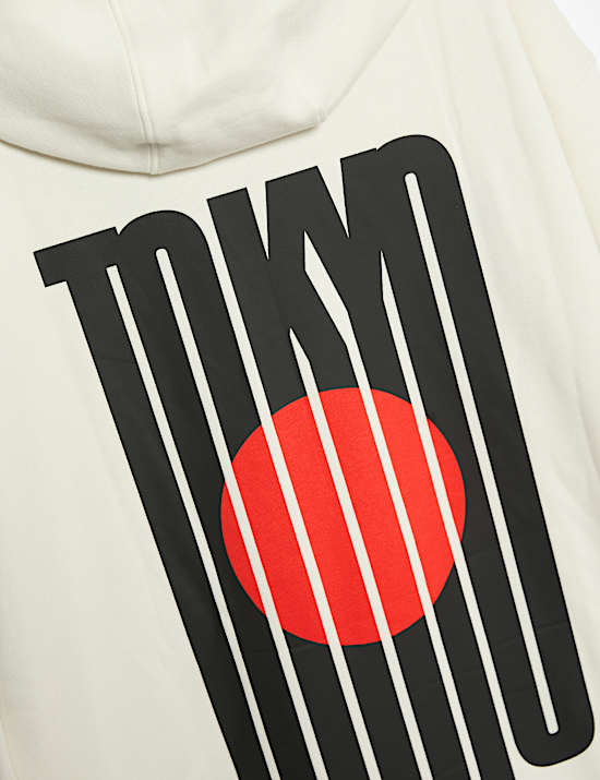 Cotton Rich Tokyo Graphic Hoodie