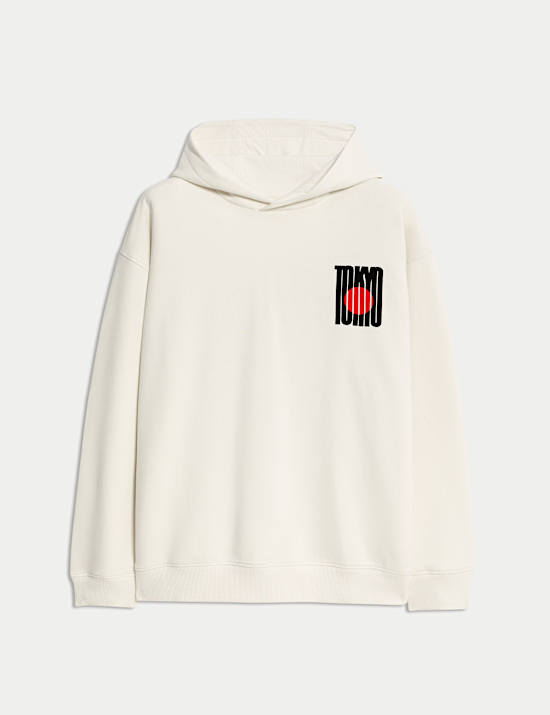 Cotton Rich Tokyo Graphic Hoodie