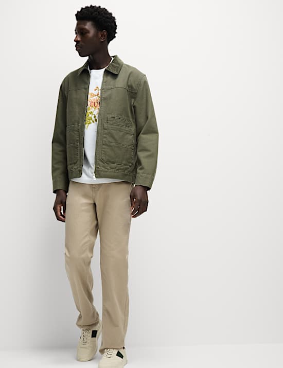 Pure Cotton Flower Graphic T-Shirt