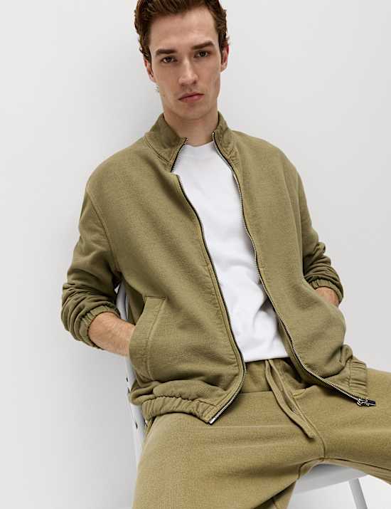 Pure Cotton Garment Dye Coach Jacket