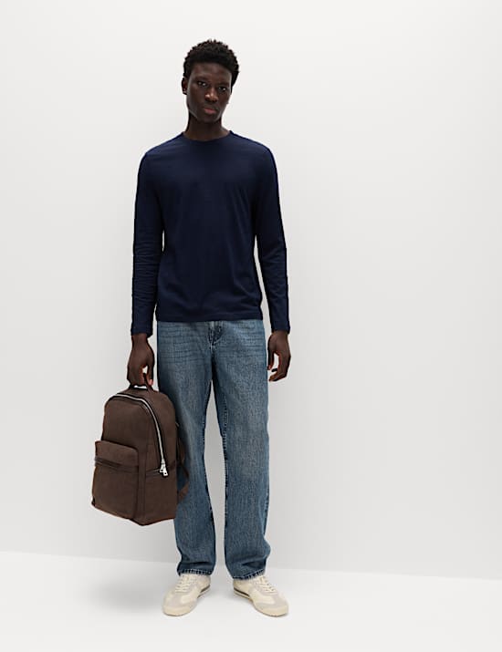 2 Pack Pure Cotton Long Sleeve T-Shirts