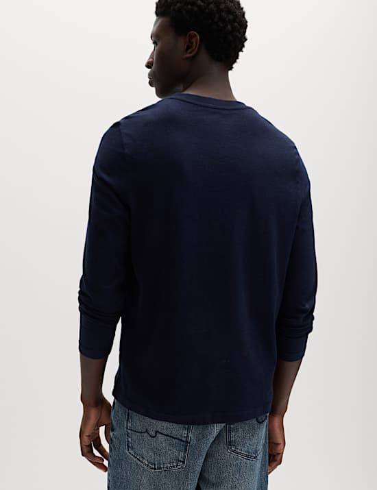 2 Pack Pure Cotton Long Sleeve T-Shirts