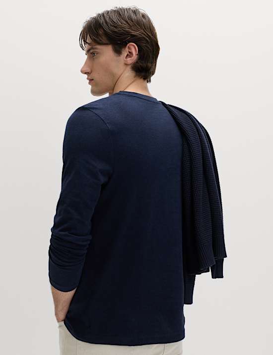 2 Pack Pure Cotton Long Sleeve T-Shirts