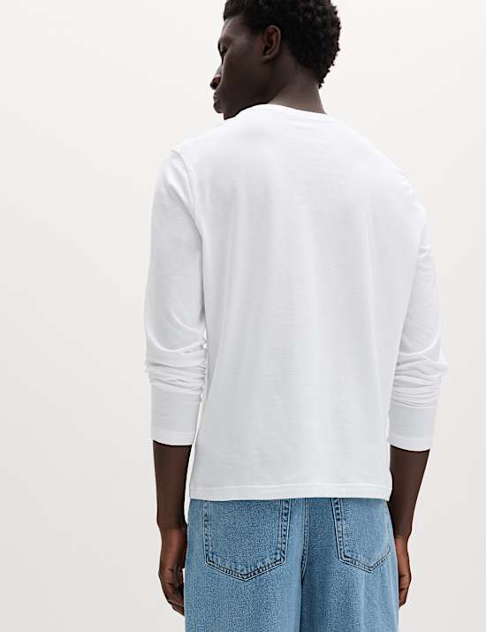 2 Pack Pure Cotton Long Sleeve T-Shirts